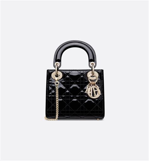 borsa lady dior nera media